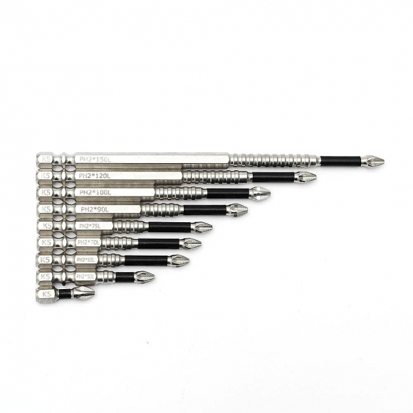 공구존 십자 드라이버 비트 9종 세트