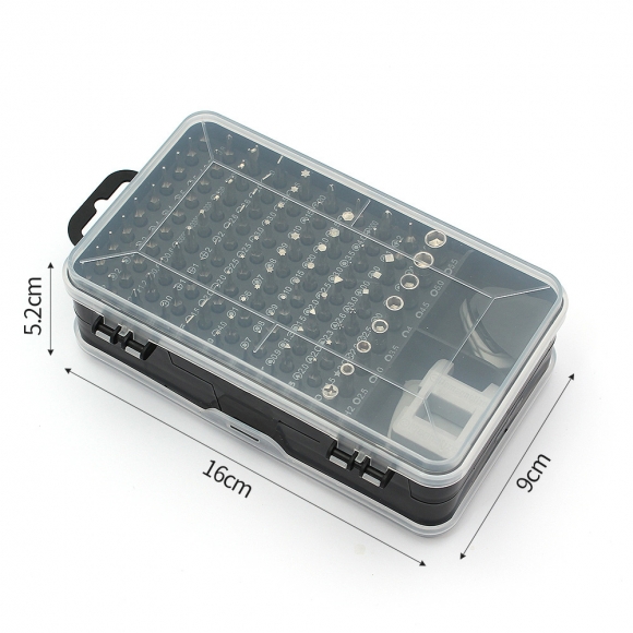 115종 올인원 정밀드라이버 수리키트(블랙 그레이)