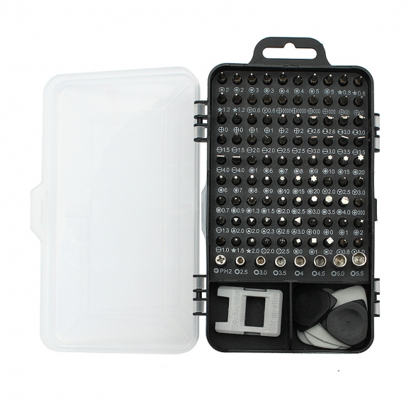 115종 올인원 정밀드라이버 수리키트(블랙 그레이)