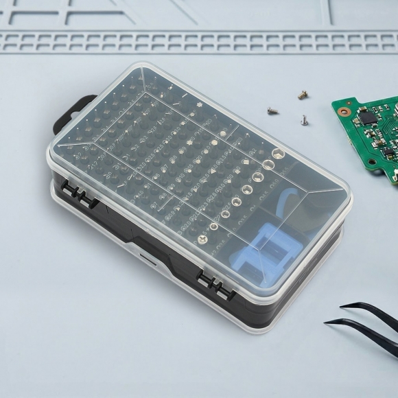 115종 올인원 정밀드라이버 수리키트(블랙 블루)