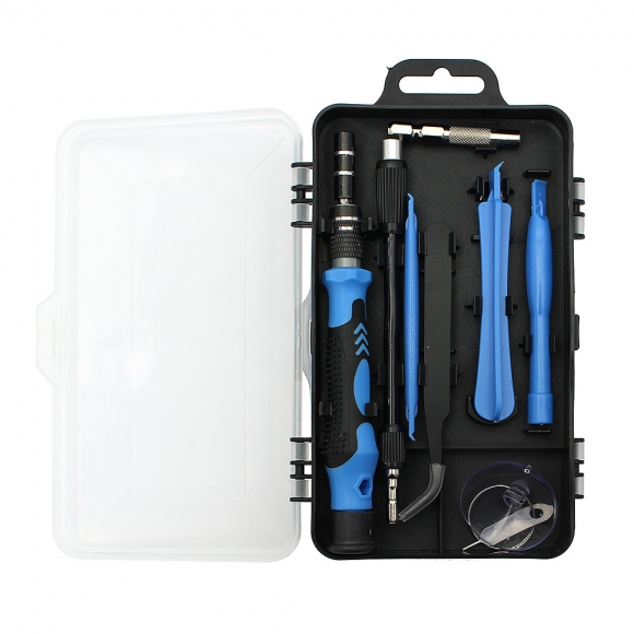 115종 올인원 정밀드라이버 수리키트(블랙 블루)