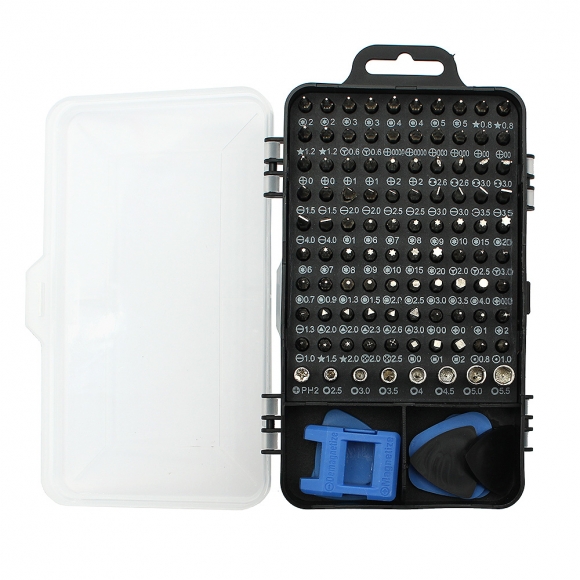115종 올인원 정밀드라이버 수리키트(블랙 블루)