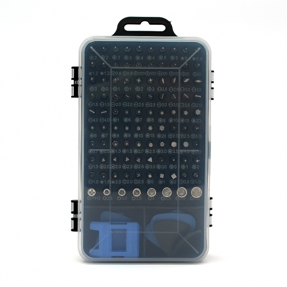 115종 올인원 정밀드라이버 수리키트(블랙 블루)