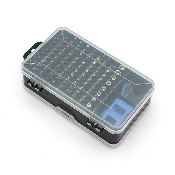 115종 올인원 정밀드라이버 수리키트(블랙 블루)