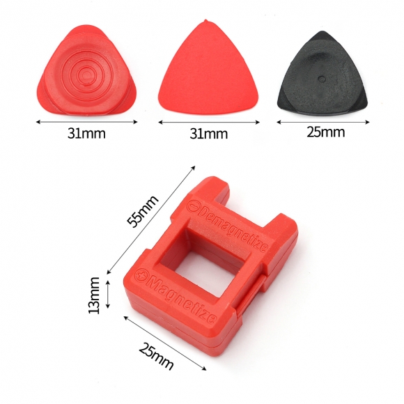 115종 올인원 정밀드라이버 수리키트(블랙 레드)