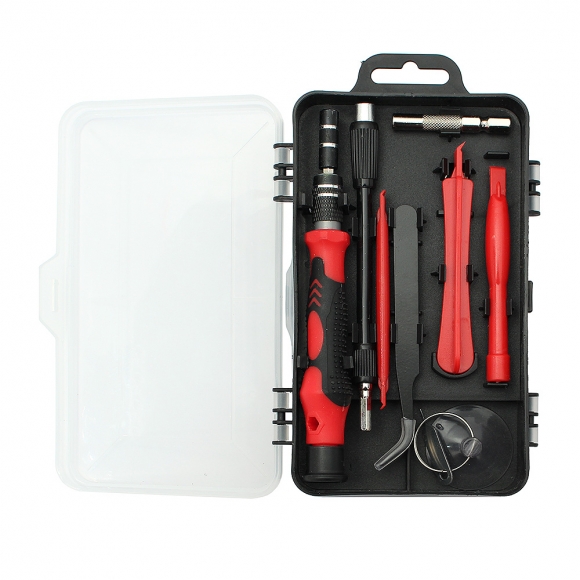 115종 올인원 정밀드라이버 수리키트(블랙 레드)
