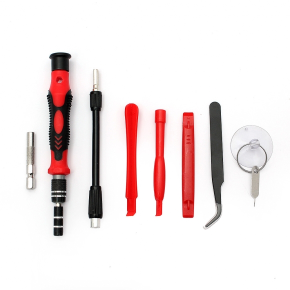 115종 올인원 정밀드라이버 수리키트(블랙 레드)