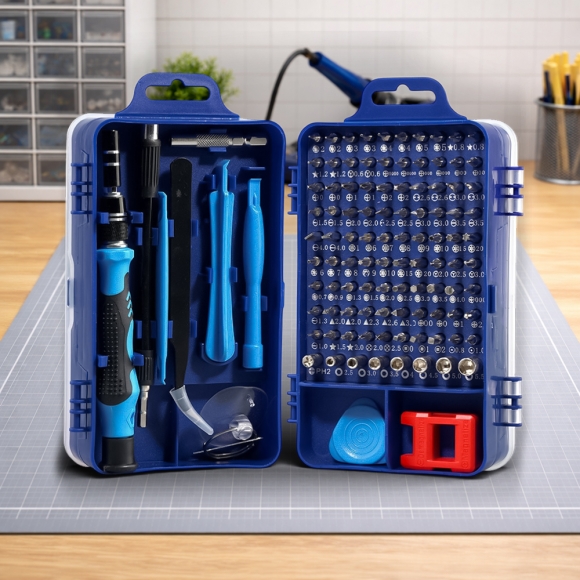115종 올인원 정밀드라이버 수리키트(블루)