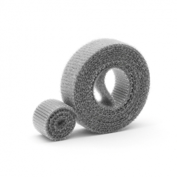 탈부착 테이프 케이블타이 10p세트 (10mmx1m) (그레이)