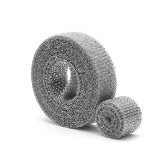 탈부착 테이프 케이블타이 10p세트 (10mmx1m) (그레이)