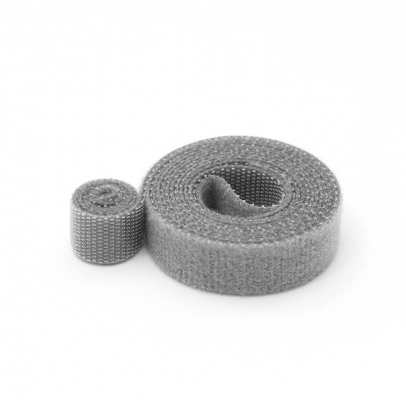 탈부착 테이프 케이블타이 10p세트 (10mmx1m) (그레이)