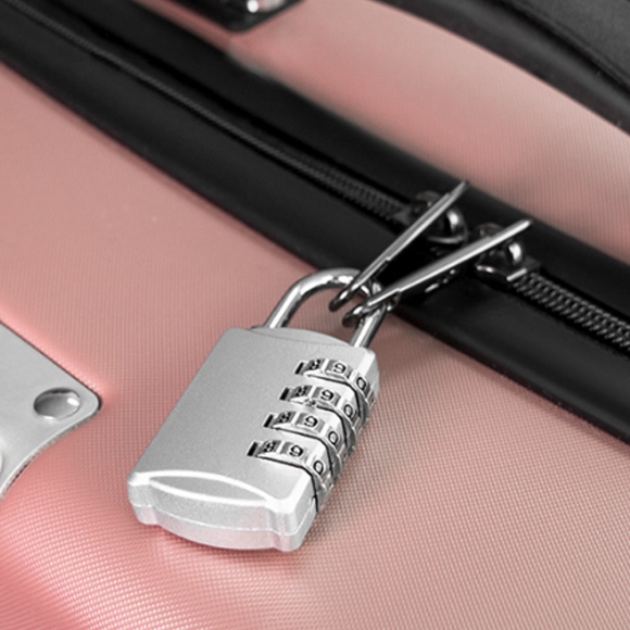 [영달철물] 넘버락 4자리 번호 자물쇠(A) (실버) 