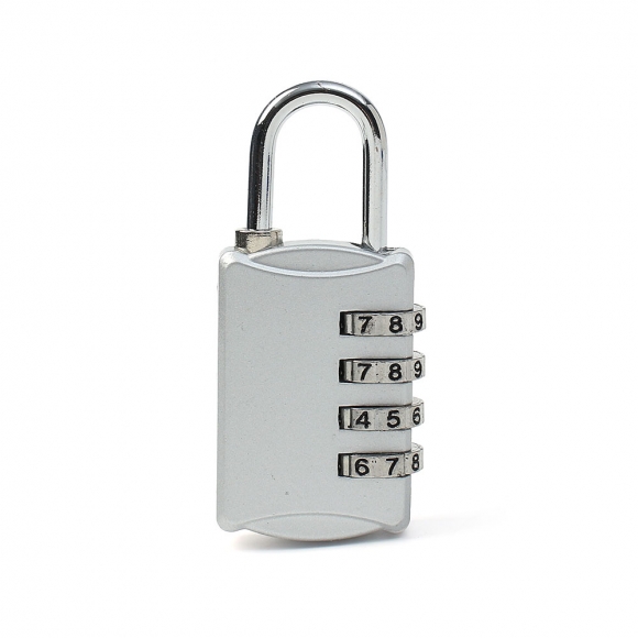 [영달철물] 넘버락 4자리 번호 자물쇠(A) (실버) 