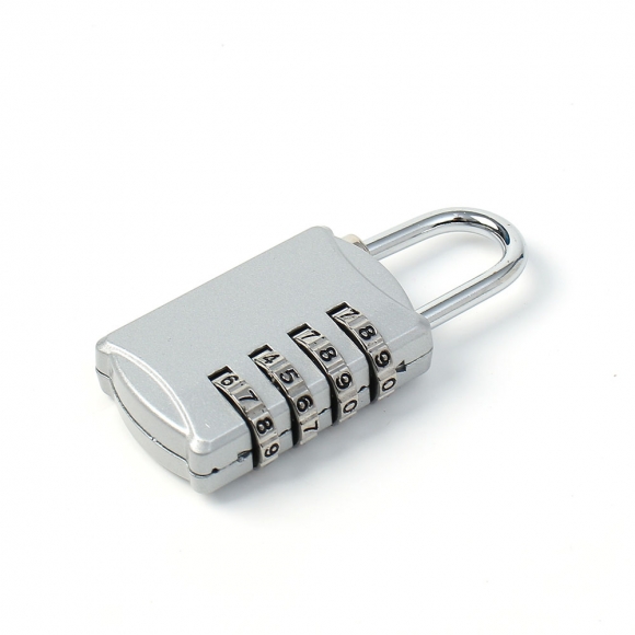 [영달철물] 넘버락 4자리 번호 자물쇠(A) (실버) 