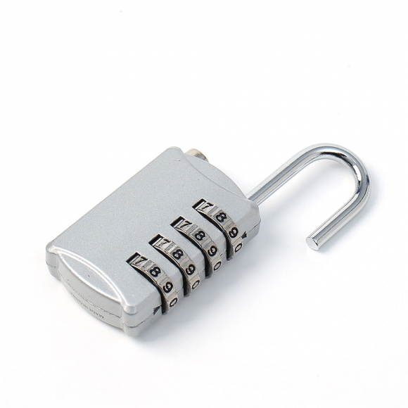 [영달철물] 넘버락 4자리 번호 자물쇠(A) (실버) 