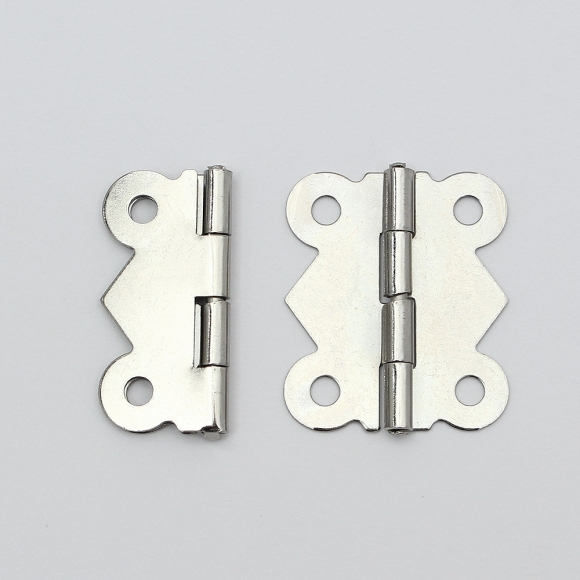 [영달철물] 빈티지 미니 장식경첩 2세트(30mm) (실버) 