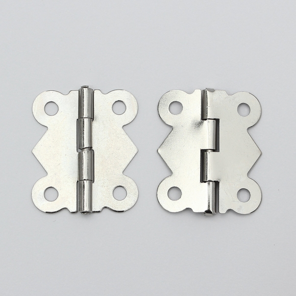 [영달철물] 빈티지 미니 장식경첩 2세트(30mm) (실버) 