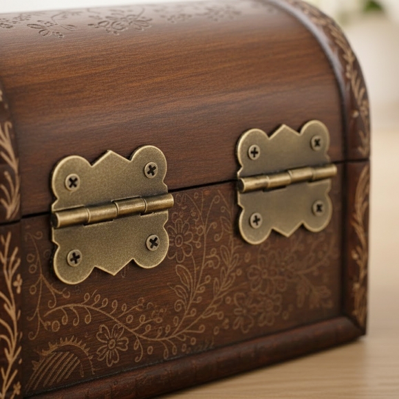 [영달철물] 빈티지 미니 장식경첩 2세트(30mm) (브론즈) 