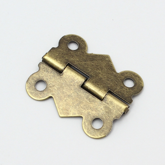 [영달철물] 빈티지 미니 장식경첩 2세트(30mm) (브론즈) 