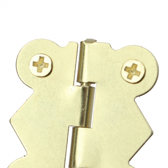 [영달철물] 빈티지 미니 장식경첩 2세트(30mm) (골드) 