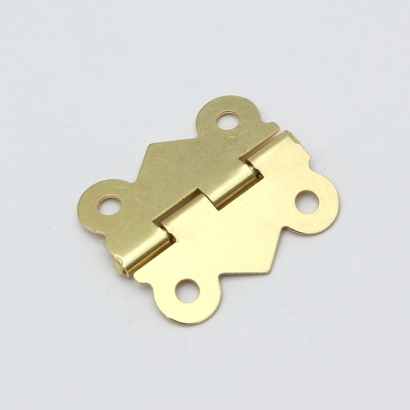 [영달철물] 빈티지 미니 장식경첩 2세트(30mm) (골드) 