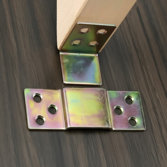 [영달철물] 탈착식 ㄱ자 커넥팅 브라켓 2세트(90mm) 