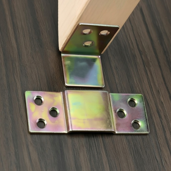 [영달철물] 탈착식 ㄱ자 커넥팅 브라켓 2세트(76mm) 