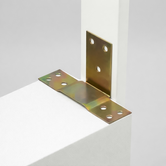 [영달철물] 탈착식 ㄱ자 커넥팅 브라켓 2세트(82mm) 