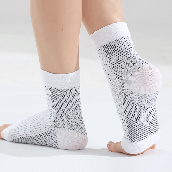 슬림픽스 탄력 발목 보호대 2p세트(M-L) (화이트)