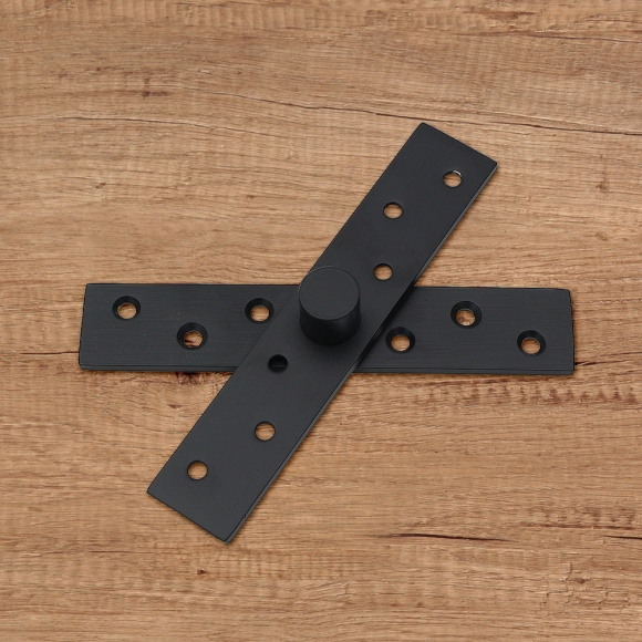 [영달철물] 제로스핀 360도 회전 스텐 경첩(블랙) (150.2mm)