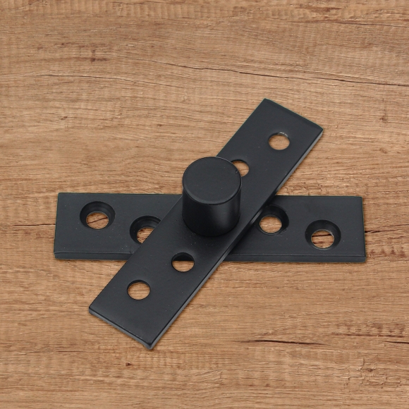 [영달철물] 제로스핀 360도 회전 스텐 경첩(블랙) (75.2mm)