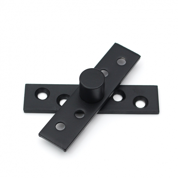 [영달철물] 제로스핀 360도 회전 스텐 경첩(블랙) (75.2mm)