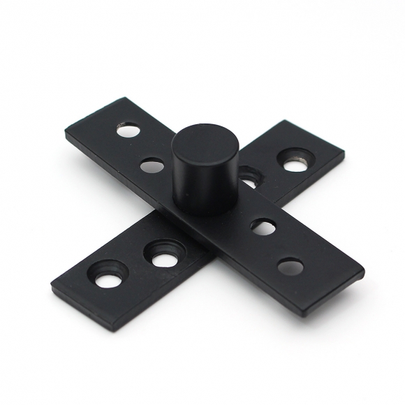 [영달철물] 제로스핀 360도 회전 스텐 경첩(블랙) (75.2mm)