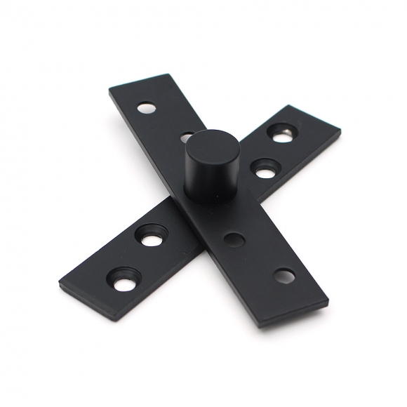 [영달철물] 제로스핀 360도 회전 스텐 경첩(블랙) (95.5mm)