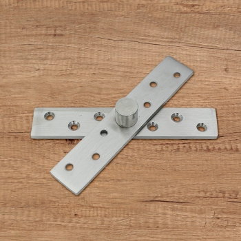 [영달철물] 제로스핀 360도 회전 스텐 경첩(실버) (150.2mm)