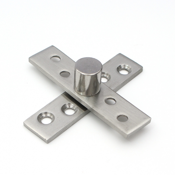 [영달철물] 제로스핀 360도 회전 스텐 경첩(실버) (75.2mm)