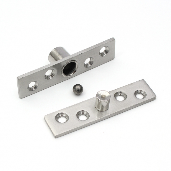 [영달철물] 제로스핀 360도 회전 스텐 경첩(실버) (75.2mm)