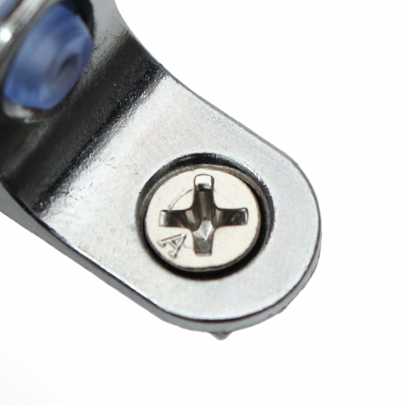 [영달철물]ㄱ자 유리 선반 다보 4개입(20x14mm) (라운드)