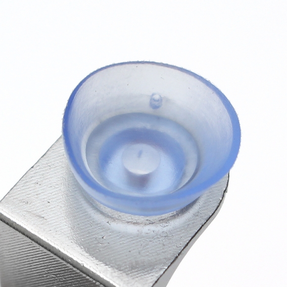 [영달철물]ㄱ자 유리 선반 다보 4개입(22x14mm) (라운드)