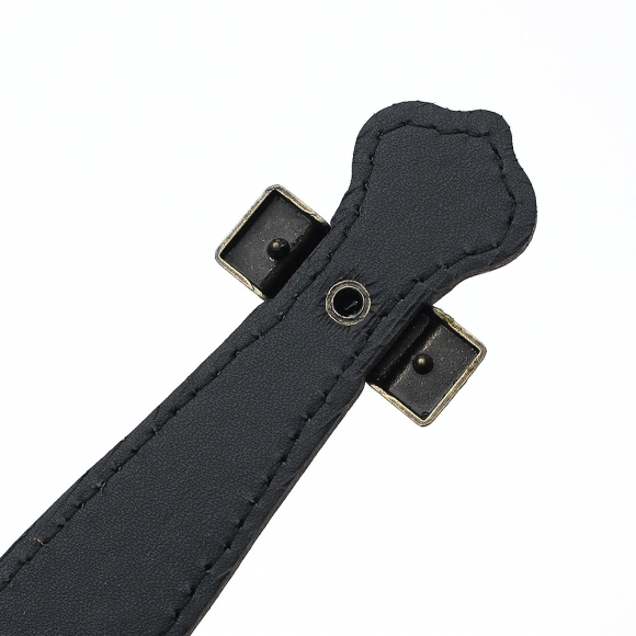 레더룸 가죽 가구 손잡이(128mm) (클래식 블랙)