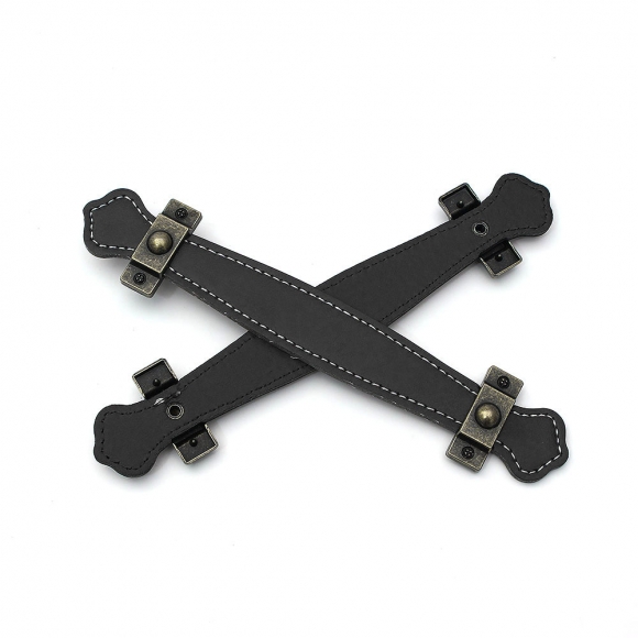 레더룸 가죽 가구 손잡이(128mm) (클래식 블랙)