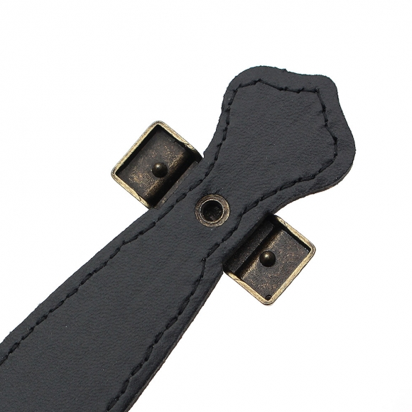 레더룸 가죽 가구 손잡이 2세트(96mm) (클래식 블랙)