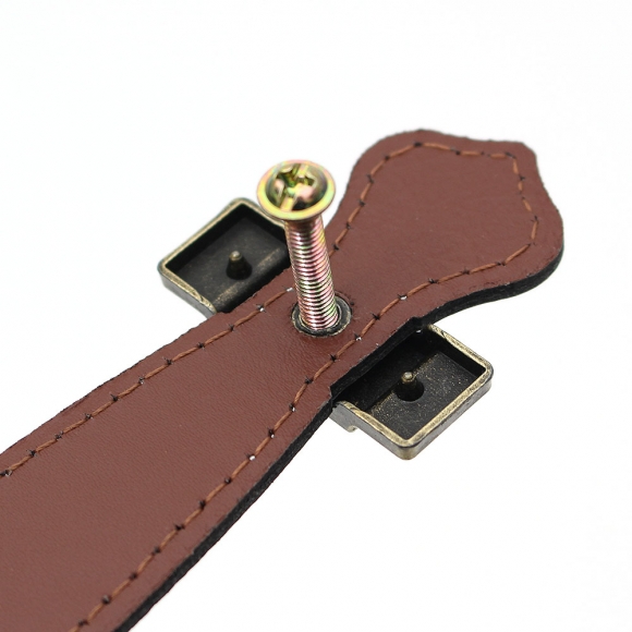 레더룸 가죽 가구 손잡이 2세트(96mm) (클래식 브라운)