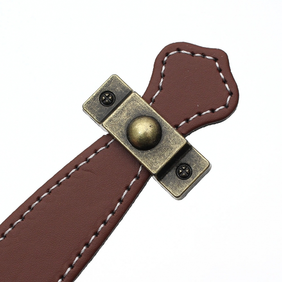 레더룸 가죽 가구 손잡이 2세트(96mm) (클래식 브라운)