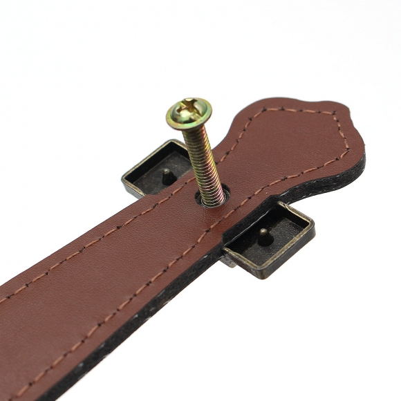 레더룸 가죽 가구 손잡이(128mm) (클래식 브라운)