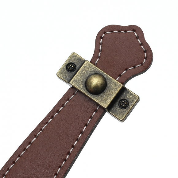 레더룸 가죽 가구 손잡이(128mm) (클래식 브라운)