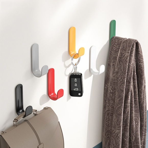 모던픽 접착식 벽걸이 후크 12p세트(믹스 컬러)