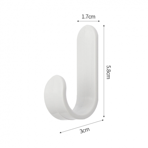 모던픽 접착식 벽걸이 후크 12p세트(화이트)