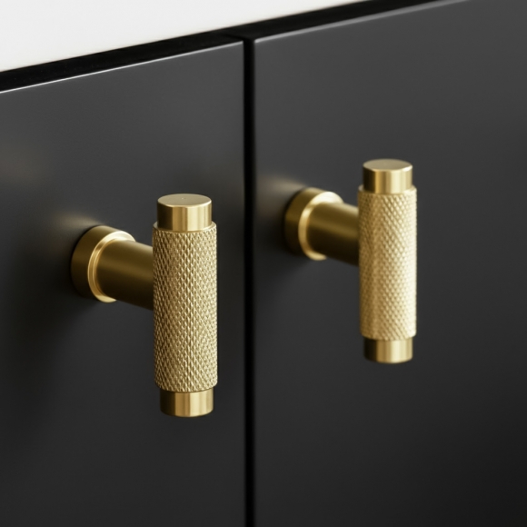 노르디아 골드 가구손잡이(1구) (다이아)