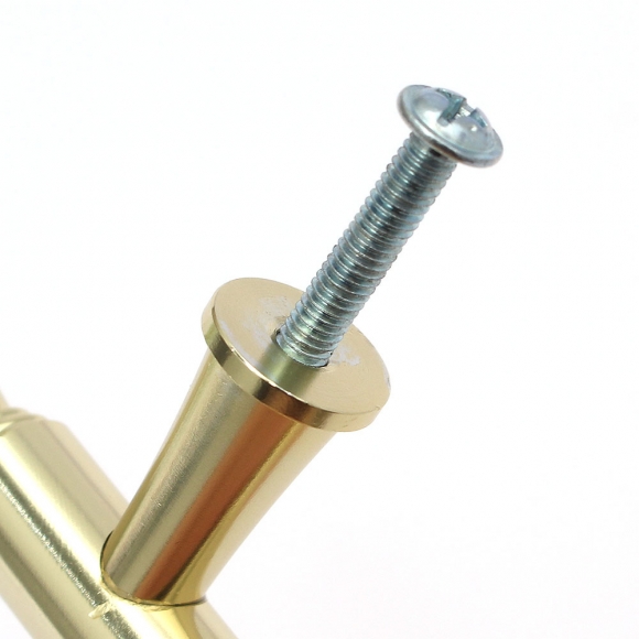 노르디아 골드 가구손잡이(1구) (클래식리본)